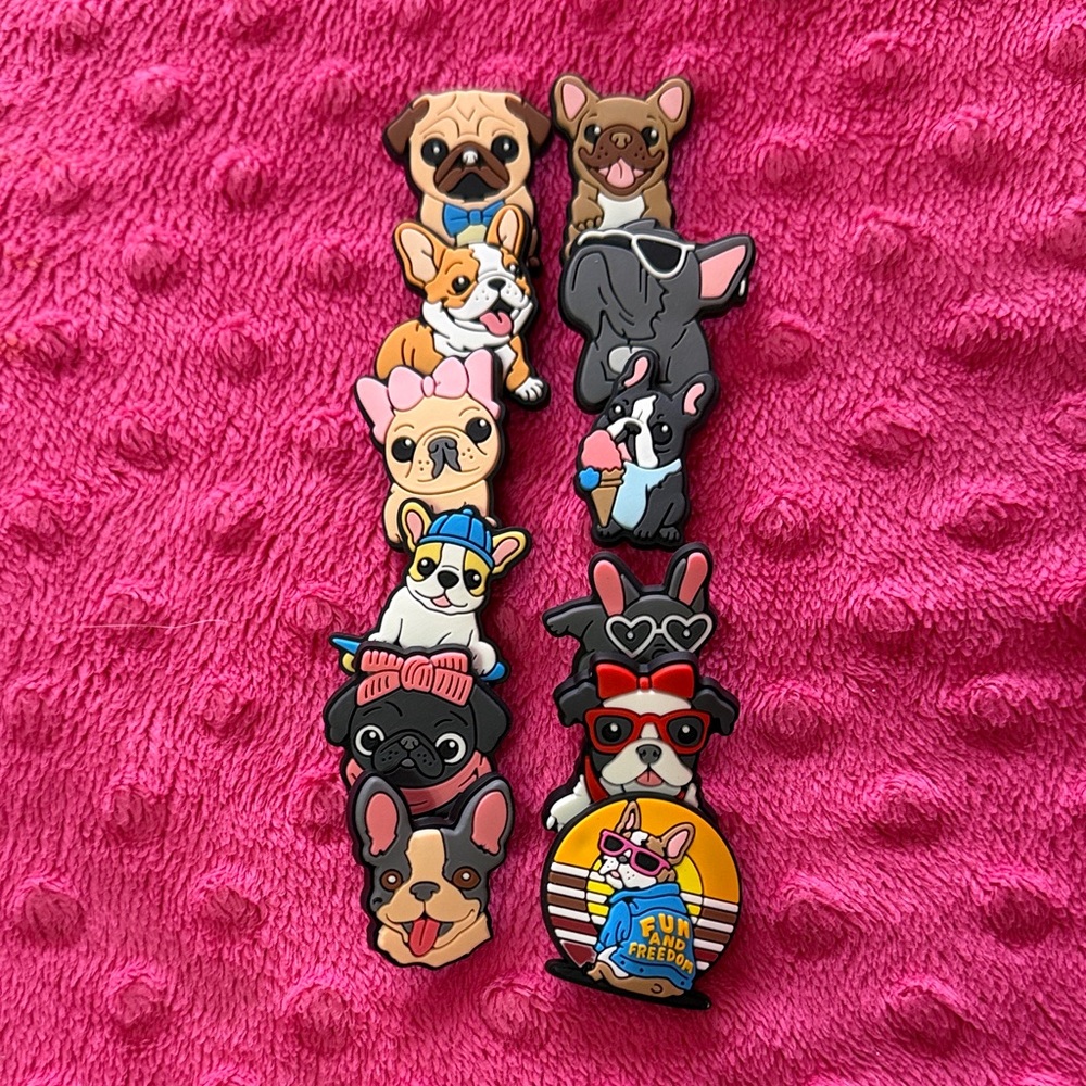 Cute Dog Enamel Pins Set